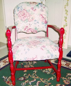 Finished chair
